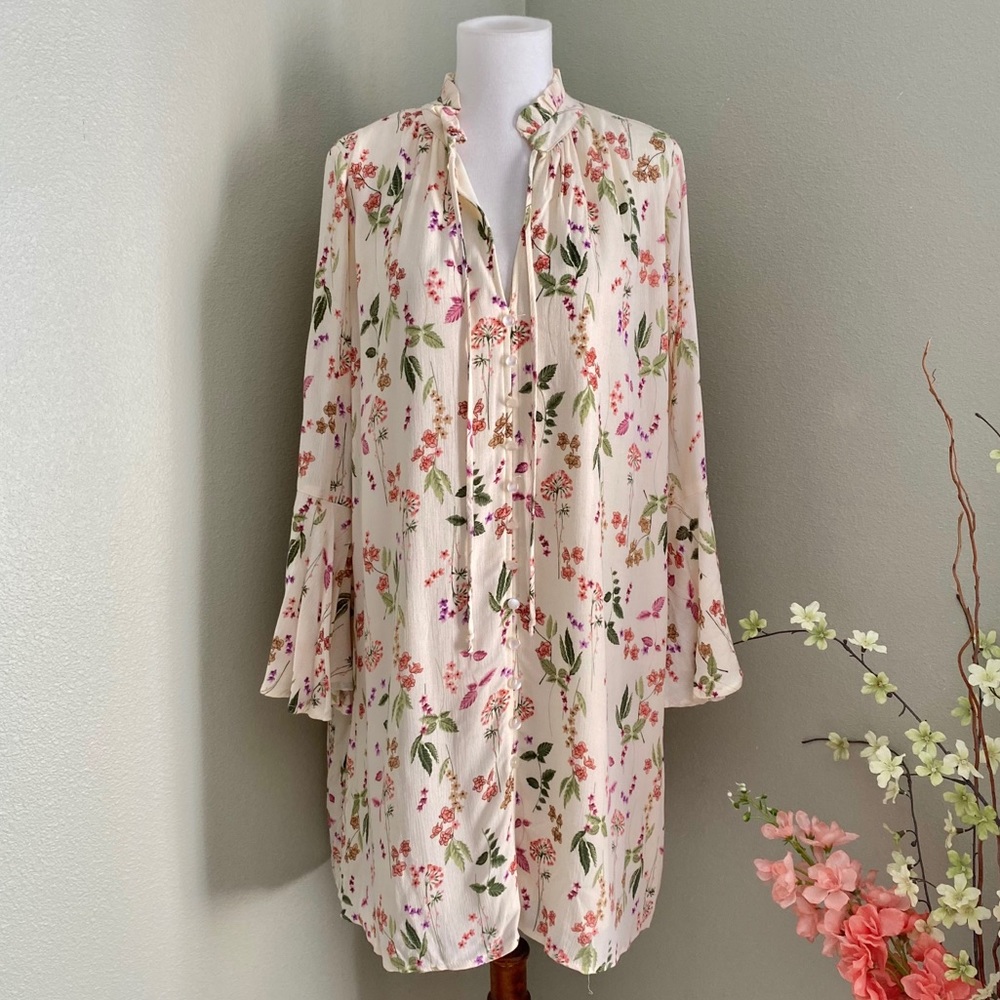 NWT PPLA Berry Floral Dress